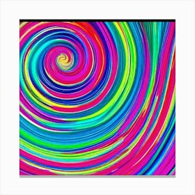 Abstract Spiral Painting Leinwandbild