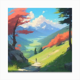 Landscape Painting 125 Canvas Print