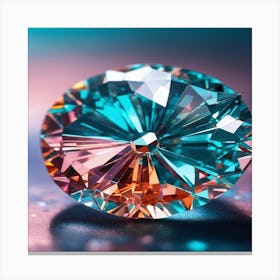 Blue Diamond Canvas Print