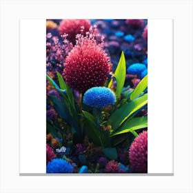 Flowers In The Garden Canvas Print