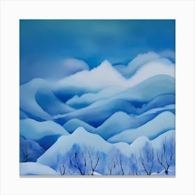 Blue Mountains Canvas Print