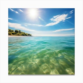 Good Sunny Day at the sea Canvas Print