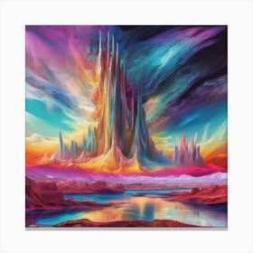 Imagine Prompt A Surreal Abstract Canvas Print