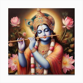 Lord Krishna 1 Canvas Print