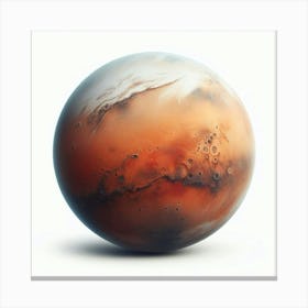 Mars Planet Canvas Print