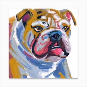 Bulldog 02 Canvas Print