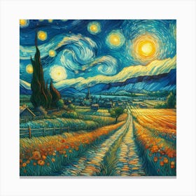 Starry Night 1 Canvas Print