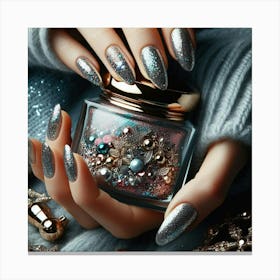 Christmas Nails Canvas Print