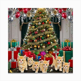 Leonardo Phoenix 09 A Lavishly Decorated Christmas Tree Adorne 3 Canvas Print