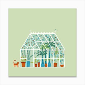 Victorian Greenhouse Canvas Print