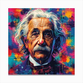 Albert Einstein 7 Canvas Print