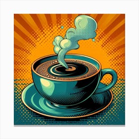 Steaming Cup of Coffee 3 Canvas Print