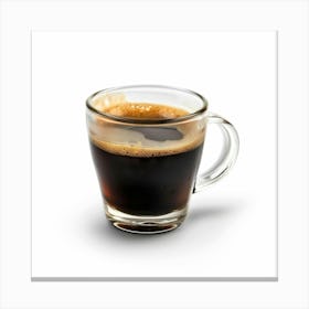 Coffee In A Glass Canvas Print