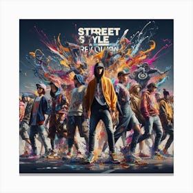 Street Style Rebellion Canvas Print