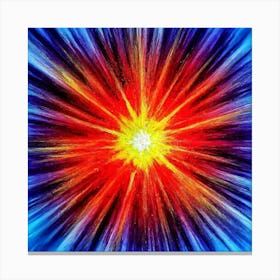 Burst Of Light Canvas Print