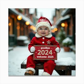 Santa Baby Canvas Print