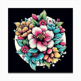 Floral Design Canvas Print