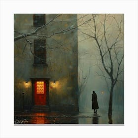 Red Door Canvas Print