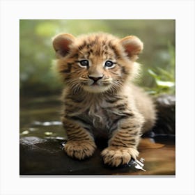 Tiger Cub Canvas Print