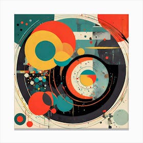 Abstract Circles Canvas Print