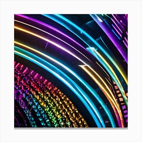 Rainbow Lights 1 Canvas Print