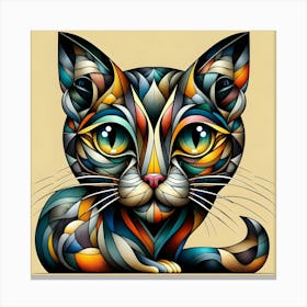 Abstract Cat 12 Canvas Print