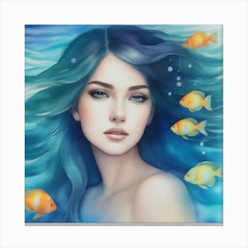 Mermaid 3 Canvas Print