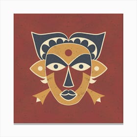 Mask Of The Gods Canvas Print