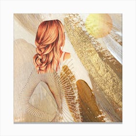 Golden Hair Canvas Print