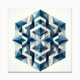 Hexa Shape Canvas Print