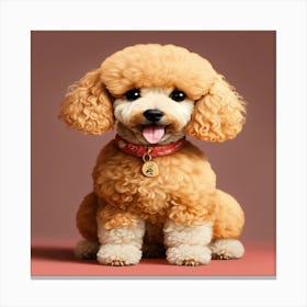 Poodle Dog Canvas Print