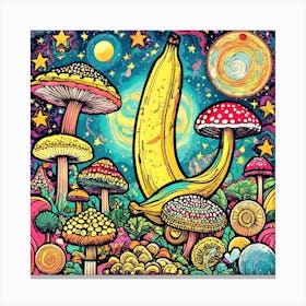 Banana Suppa Canvas Print