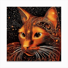 Orange Cat Canvas Print