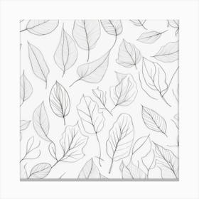 Leaf Seamless Pattern Canvas Print