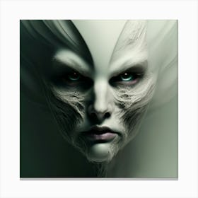 Alien Face 1 Canvas Print