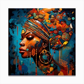 African Woman Canvas Print