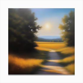 Path To The Sun Canvas Print