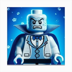 Mr. Freeze from Batman in Lego style 1 Canvas Print
