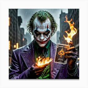 Joker 70 Canvas Print