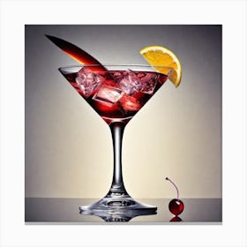 Martini 2 Canvas Print