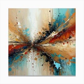 1000015012 Texture abstract painting modern society Canvas Print