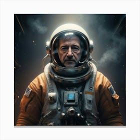 Man In Space 2 Canvas Print