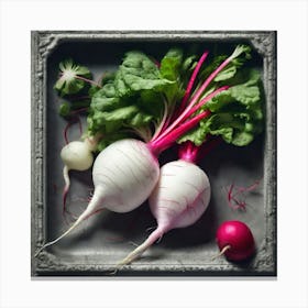 Radishes 38 Canvas Print