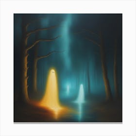 Ghosts In The Woods 5 Canvas Print