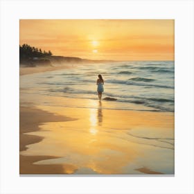 Coastal Beach Canvas Print