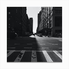 Shadows In The City Canvas Print