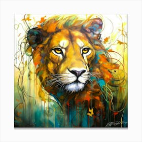 Lion Lovey - Lioness Queen Canvas Print