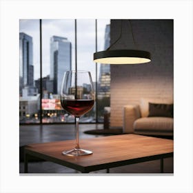 Glass Of Wine Canvas Print