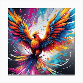 Phoenix Painting Canvas Print
