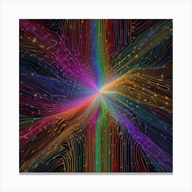 Abstract Fractal Pattern 5 Canvas Print